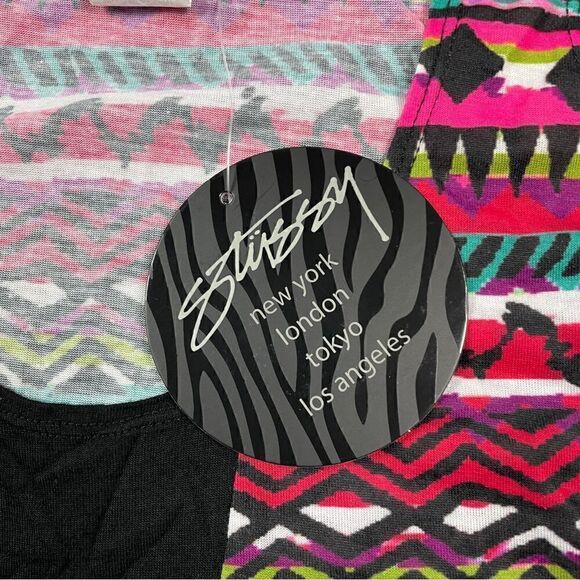 Stussy tank top women’s size M black. - Picture 3 of 8